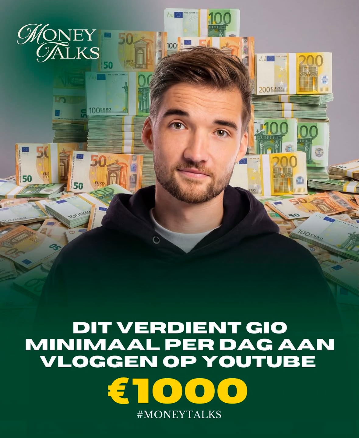 Dit verdient Gio per dag aan vloggen op YouTube €1000